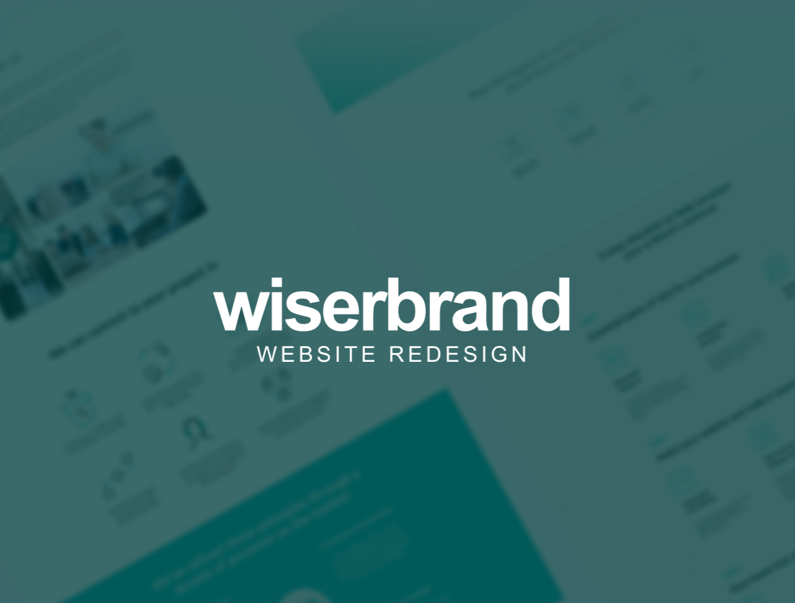Wiserbrand website redesign Wiserbrand website redesign