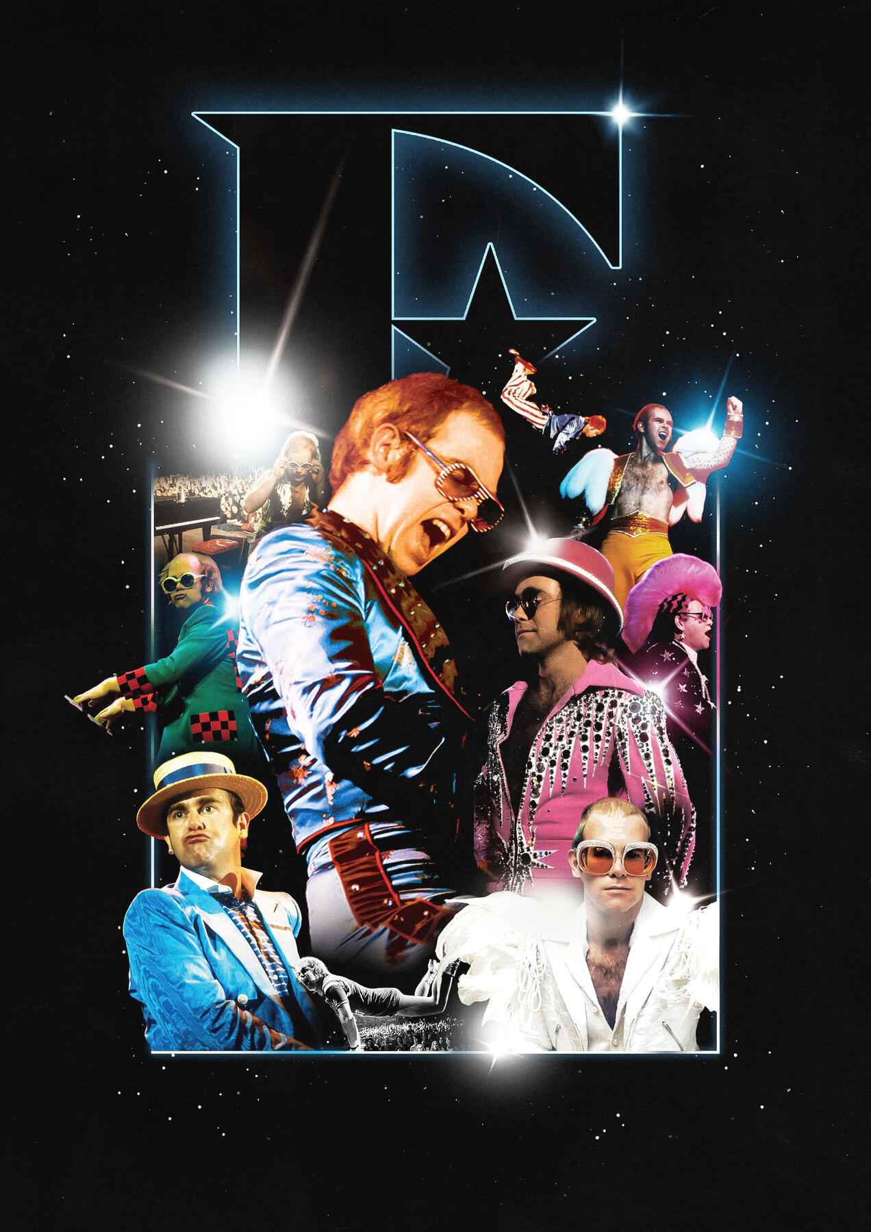 Elton John fan tribute poster