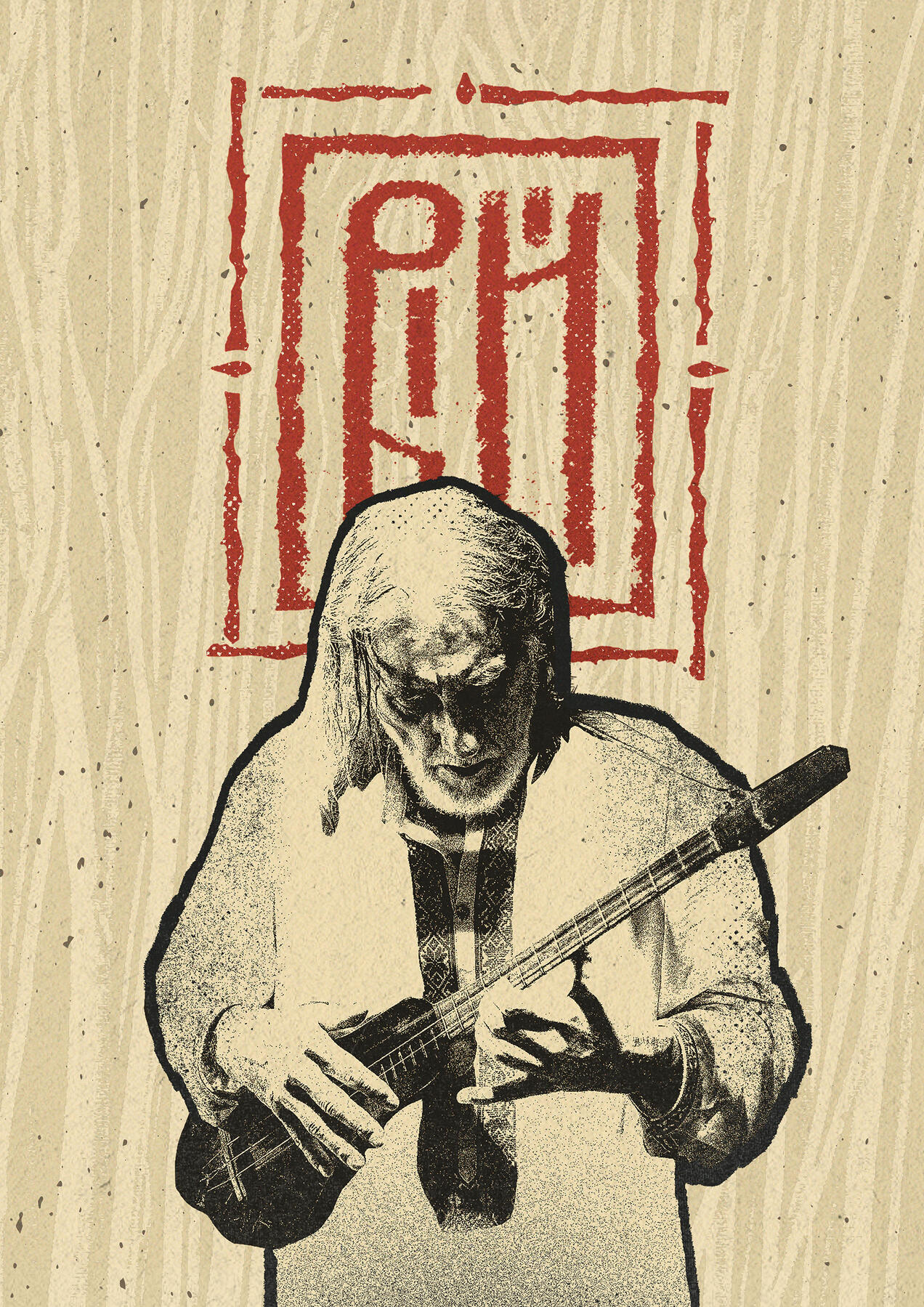 Вій | Concert poster for ukrainian concert club BIGME | 2024
